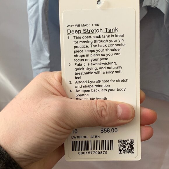 LULULEMON Deep Stretch Tank Tops SET (2 PIECES) in Sz 10 - Picture 4 of 8